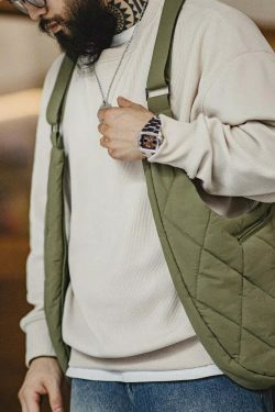 Quilted 2 in 1 Vest/Bag - Y2K Fashion Statement with Coquette Aesthetic and Grunge Style