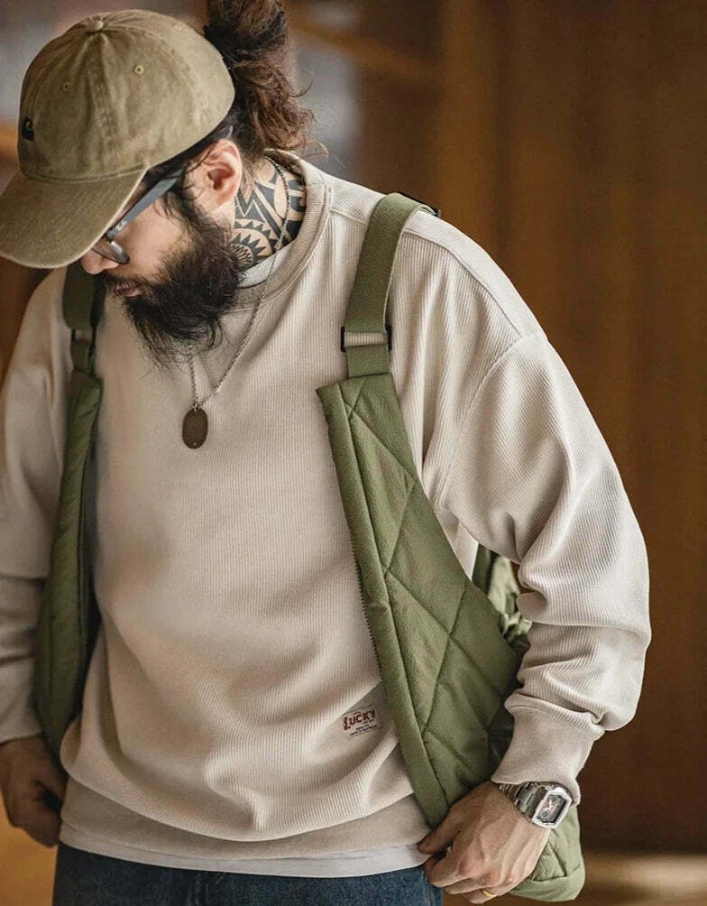 Quilted 2 in 1 Vest/Bag - Y2K Fashion Statement with Coquette Aesthetic and Grunge Style