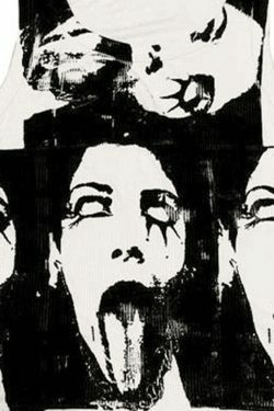 Quirky Face Print Crop Top - Y2K Aesthetic Fashion - Coquette & Grunge Vibes - Cute & Playful