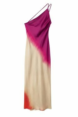 Radiant Asymmetric Glam Off Shoulder Dress - Y2K Fashion Statement for Women