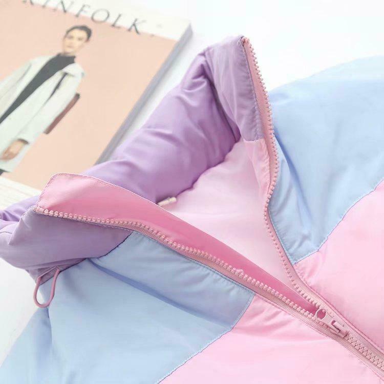 Rainbow Stripe Jacket - Y2K Fashion Aesthetic - Coquette Grunge Outfits & Cute Tops