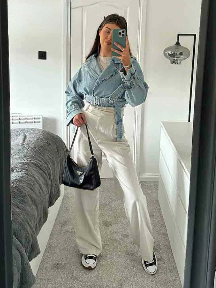 Rebel Rhythm Distressed Cropped Denim Jacket - Y2K Fashion Statement Piece Rebel Rhythm Distressed Cropped Denim Jacket - Y2K Fashion Statement Piece