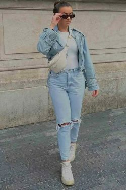 Rebel Rhythm Distressed Cropped Denim Jacket - Y2K Fashion Statement Piece