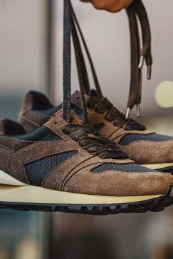 Retro Bumper Sneakers - Brown/Black, Y2K Fashion Aesthetic Shoes for Women