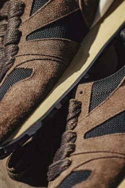 Retro Bumper Sneakers - Brown/Black, Y2K Fashion Aesthetic Shoes for Women