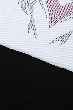 Rhinestone Heart Crop Tank: Y2K Fashion with Coquette Aesthetic, Grunge Style, and Pastel Goth Vibes