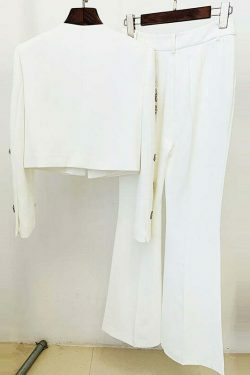 Rhinestone Short Jacket Suit for Women - Y2K Fashion Statement with Coquette Aesthetic