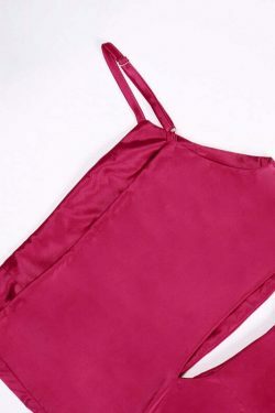 Rosette Tassels High Slit Dress - Y2K Fashion Statement with Coquette Aesthetic and Grunge Style