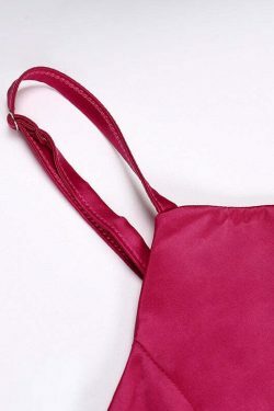 Rosette Tassels High Slit Dress - Y2K Fashion Statement with Coquette Aesthetic and Grunge Style