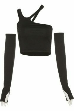 Sage Halter T-Shirt: Y2K Fashion with Coquette Aesthetic, Grunge Style, and Pastel Goth Vibes