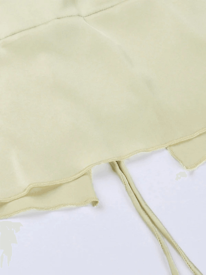 Satin Bow Cami Top: Y2K Coquette Grunge Aesthetic Cute Tops Pastel