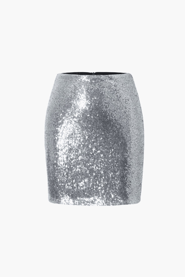 Sequin Mini Skirt - Y2K Fashion Statement with Coquette Aesthetic and Grunge Style