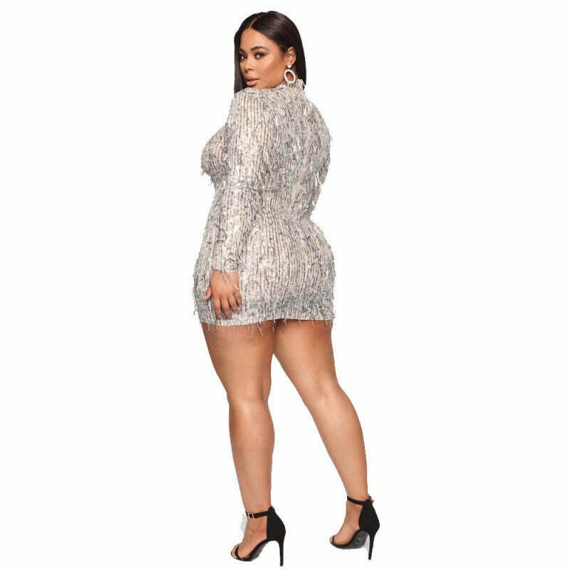 Sequined Turtleneck Dress: Y2K Fashion with Coquette Aesthetic, Grunge Style, and Pastel Goth Vibes Sequined Turtleneck Dress: Y2K Fashion with Coquette Aesthetic, Grunge Style, and Pastel Goth Vibes