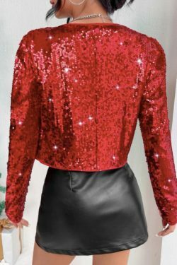 Sequined Y2K Fashion Jacket: Coquette Aesthetic Grunge Style, Cute Tops, Pastel Goth, Cargo Skirt