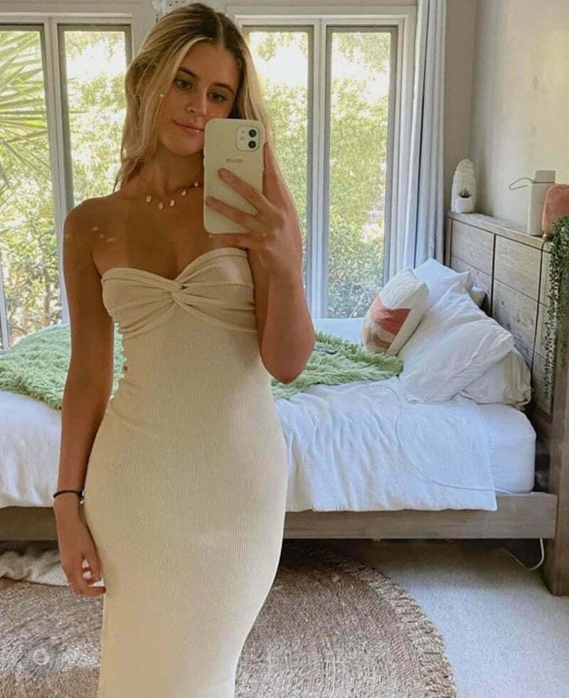 Serene Sunset Tube Dress - Y2K Fashion with Coquette Aesthetic, Grunge Style, and Pastel Goth Vibes Serene Sunset Tube Dress - Y2K Fashion with Coquette Aesthetic, Grunge Style, and Pastel Goth Vibes