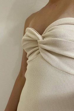 Serene Sunset Tube Dress - Y2K Fashion with Coquette Aesthetic, Grunge Style, and Pastel Goth Vibes