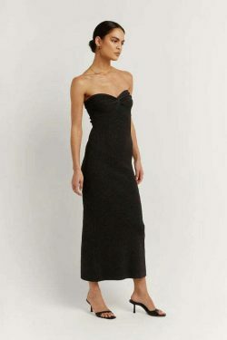 Serene Sunset Tube Dress - Y2K Fashion with Coquette Aesthetic, Grunge Style, and Pastel Goth Vibes