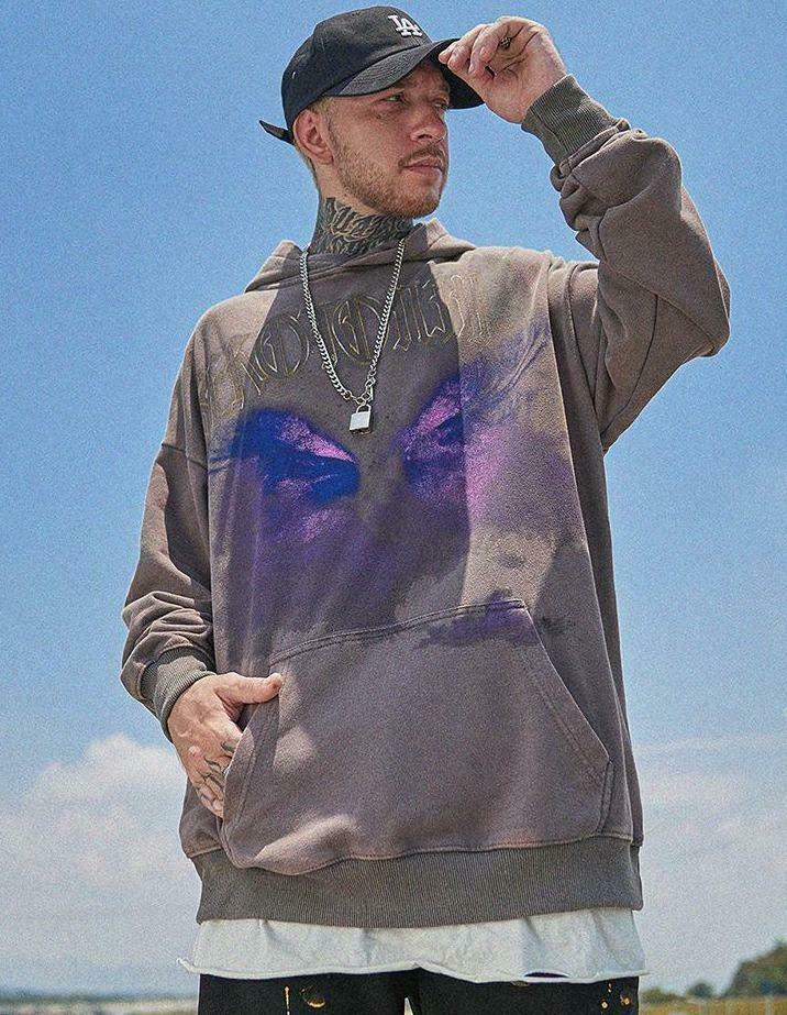 Serotonin Graphic Washed Cotton Hoodie - Y2K Aesthetic Coquette Style for Women's Fashion Serotonin Graphic Washed Cotton Hoodie - Y2K Aesthetic Coquette Style for Women's Fashion