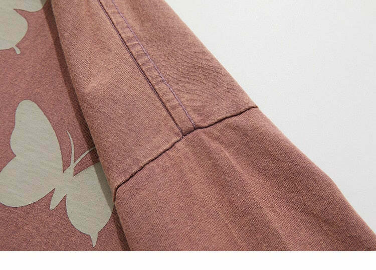 Shadow Butterflies Vintage Wash T-Shirt - Y2K Fashion Grunge Aesthetic Cute Tops Pastel Goth Shadow Butterflies Vintage Wash T-Shirt - Y2K Fashion Grunge Aesthetic Cute Tops Pastel Goth