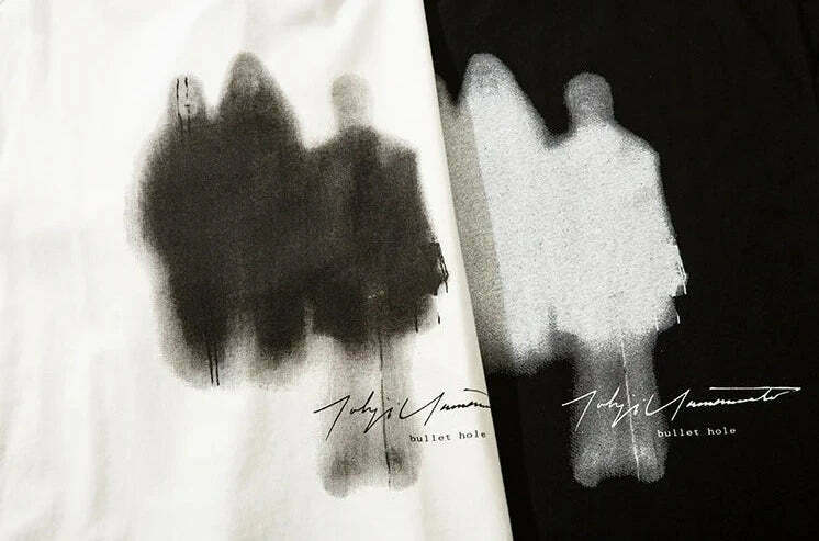 Shadow People Graphic Tee - Y2K Fashion Aesthetic Top for Women - Coquette Style Grunge Outfit Shadow People Graphic Tee - Y2K Fashion Aesthetic Top for Women - Coquette Style Grunge Outfit