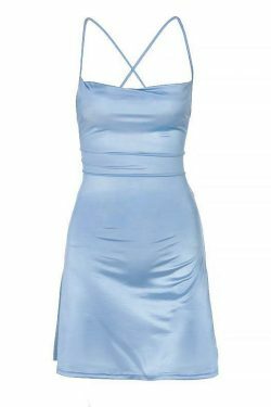 Shirley Lace Up Mini Dress - Y2K Fashion Coquette Aesthetic Grunge Style Cute Tops Cargo Skirt