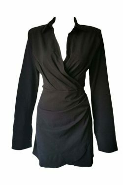 Sienna Draped Dress - Y2K Fashion Statement with Coquette & Grunge Aesthetics