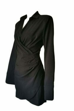 Sienna Draped Dress - Y2K Fashion Statement with Coquette & Grunge Aesthetics