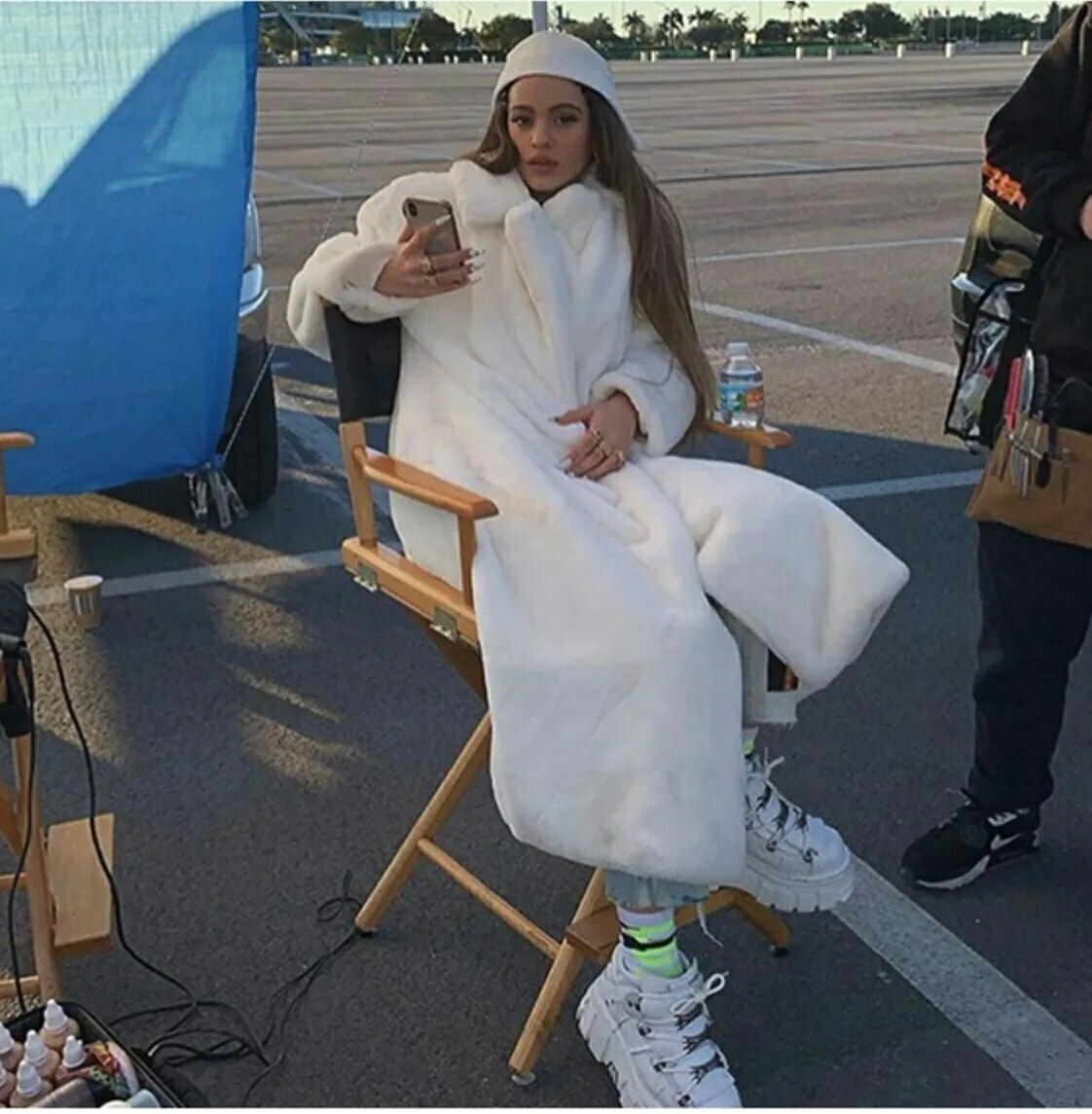 Snow Queen Elegance Faux Fur Coat - Y2K Fashion Statement for Women Snow Queen Elegance Faux Fur Coat - Y2K Fashion Statement for Women