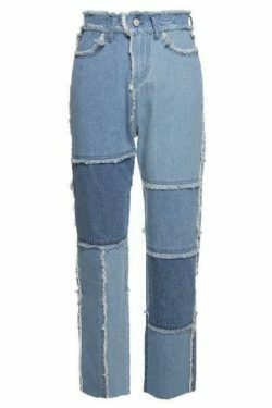 Soft Aesthetic Plaid Stitching Pants - Y2K Fashion Women's Clothing