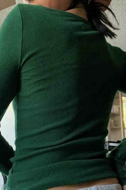 Solid Color Button Up Shirt - Y2K Fashion Aesthetic with Coquette & Grunge Style