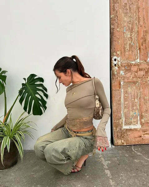 Sophia's Coquette Lace Tee: Y2K Fashion Aesthetic with Grunge and Pastel Goth Vibes Sophia's Coquette Lace Tee: Y2K Fashion Aesthetic with Grunge and Pastel Goth Vibes