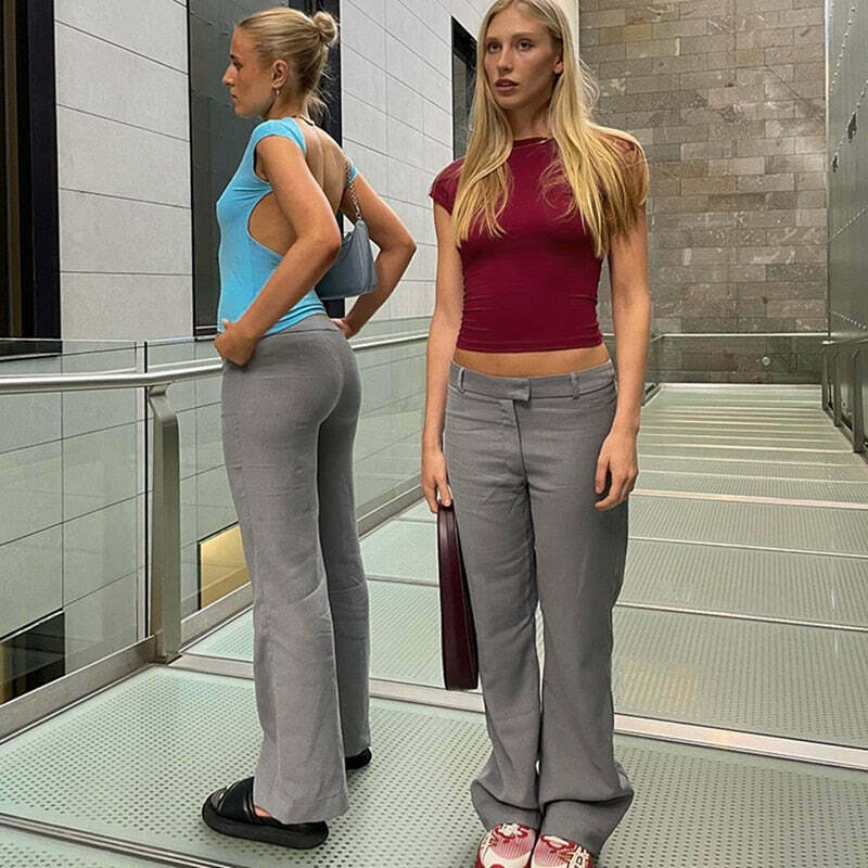 Sophie Hollow Out Top: Y2K Fashion Staple with Coquette Aesthetic and Grunge Style