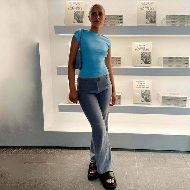 Sophie Hollow Out Top: Y2K Fashion Staple with Coquette Aesthetic and Grunge Style