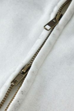 Spray Dyed Zip-Up Hoodie - Y2K Fashion Aesthetic for Women - Coquette Style Grunge Outfits