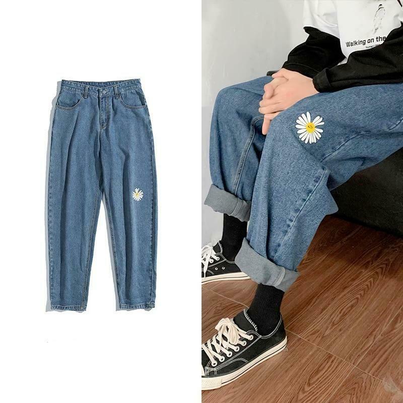 Spring Sensation Daisy Jeans - Y2K Fashion Statement for Women