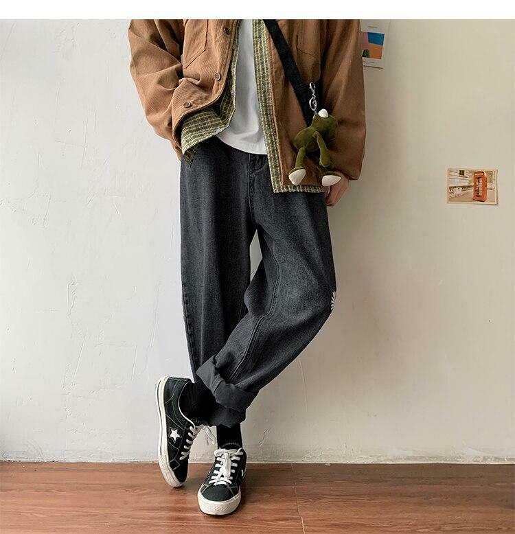 Spring Sensation Daisy Jeans - Y2K Fashion Statement for Women