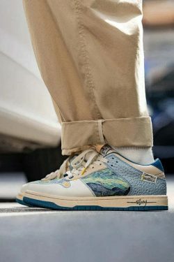 Starry Night Van Gogh Sneakers - Y2K Aesthetic Shoes for Women