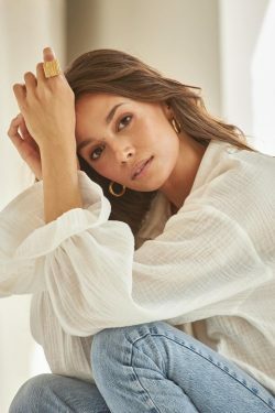 Starry Serenity Shirt - Y2K Aesthetic Top with Coquette Style and Grunge Vibes