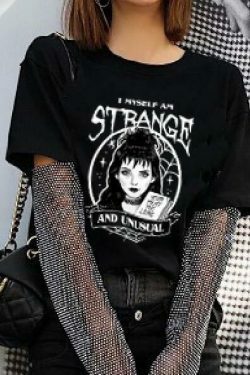 Strange & Unusual Aesthetic Tee - Y2K Fashion, Coquette & Grunge Style,