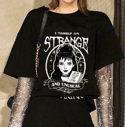 Strange & Unusual Aesthetic Tee - Y2K Fashion, Coquette & Grunge Style, Strange & Unusual Aesthetic Tee - Y2K Fashion, Coquette & Grunge Style,