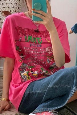 Strawberry Jam Graphic Tee - Y2K Aesthetic Fashion with Coquette Style and Grunge Vibes