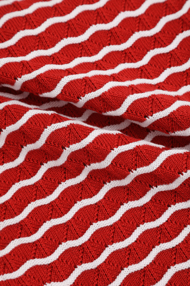 Striped One Shoulder Knitted Cami Top - Y2K Fashion Aesthetic - Coquette Grunge Pastel Goth