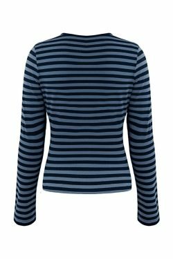 Striped V Neck Long Sleeve Tee - Y2K Fashion Aesthetic Top for Women - Coquette Style Grunge Outfit