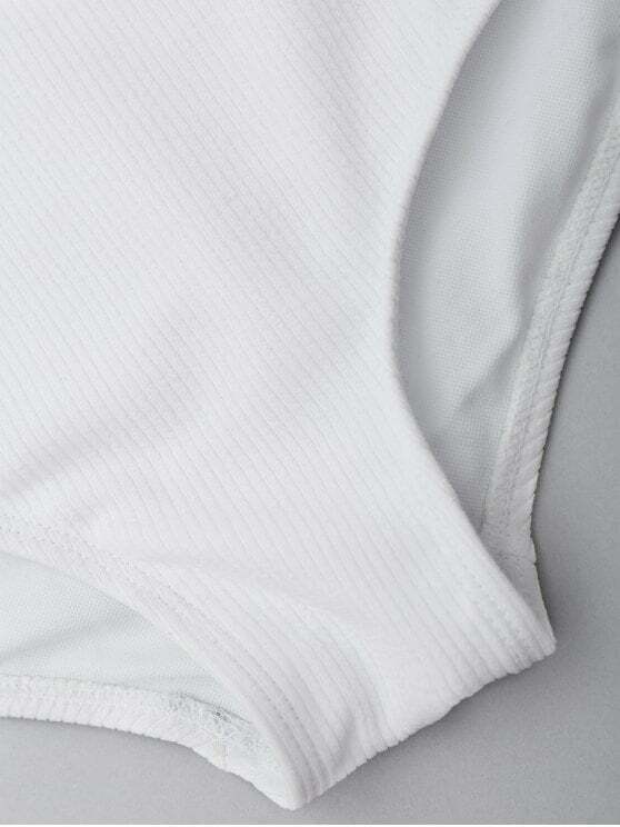 Stunning Ribbed Texture Bandeau High Waisted Bikini for Y2K Fashion Enthusiasts Stunning Ribbed Texture Bandeau High Waisted Bikini for Y2K Fashion Enthusiasts