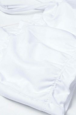 Sunflower Off-Shoulder Bikini Set: Y2K Fashion with Coquette & Grunge Aesthetics