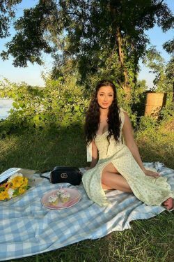 Sunshine's Coquette Aesthetic Floral Dress with Thigh Split - Y2K Fashion Statement