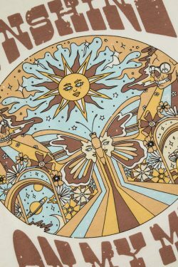 Sunshine On My Mind Baby Tee - Y2K Fashion Coquette Aesthetic Cute Tops Grunge Style Pastel Goth