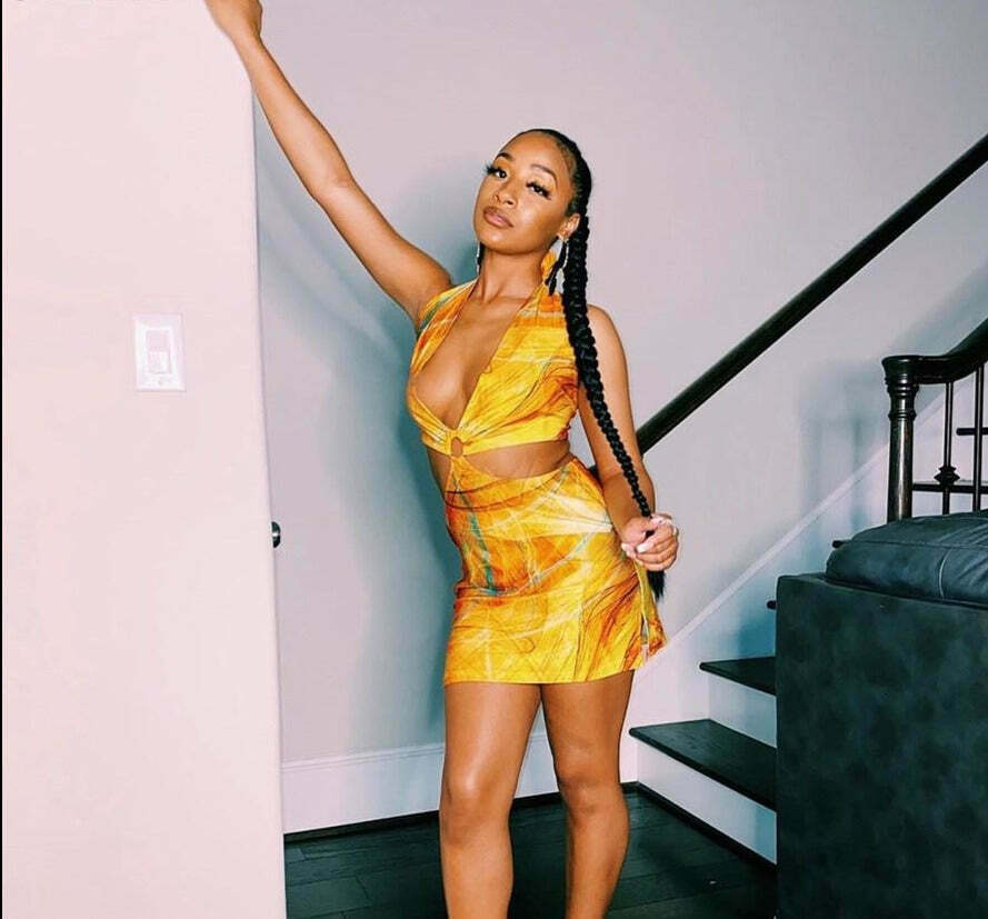 Tangerine Cut Out Mini Dress: Y2K Fashion Statement with Coquette Aesthetic & Grunge Style Tangerine Cut Out Mini Dress: Y2K Fashion Statement with Coquette Aesthetic & Grunge Style