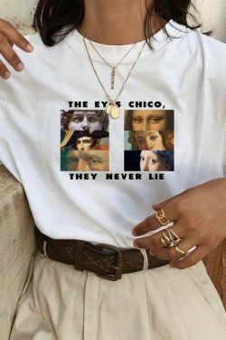 The Eyes Chico They Never Lie Y2K Fashion T-Shirt - Coquette Aesthetic Grunge Style