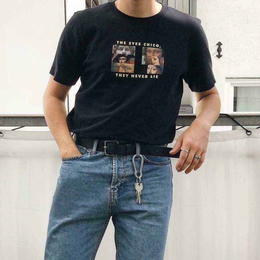 The Eyes Chico They Never Lie Y2K Fashion T-Shirt - Coquette Aesthetic Grunge Style